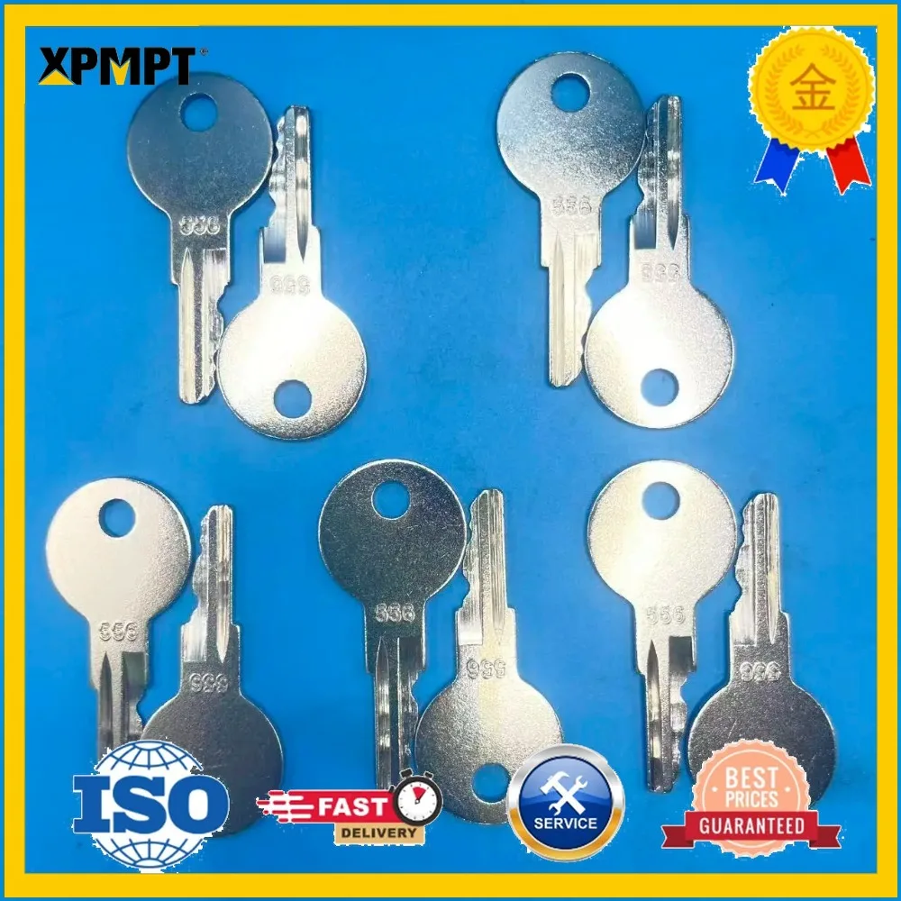 Ключ зажигания 556 KEYS (1/5/10 шт.) PK556 642628 CL905512-R совместимый с погрузчиками New Holland и подъемниками Hyster