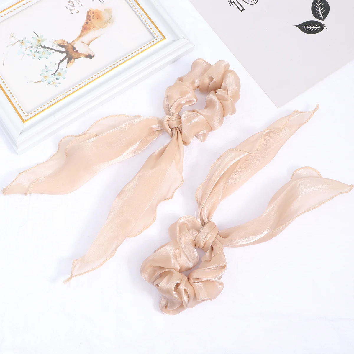 

2 Pcs Band Ring Bands Ties for Girl Rope Korean Accessories Miss Bows Women Ribbon