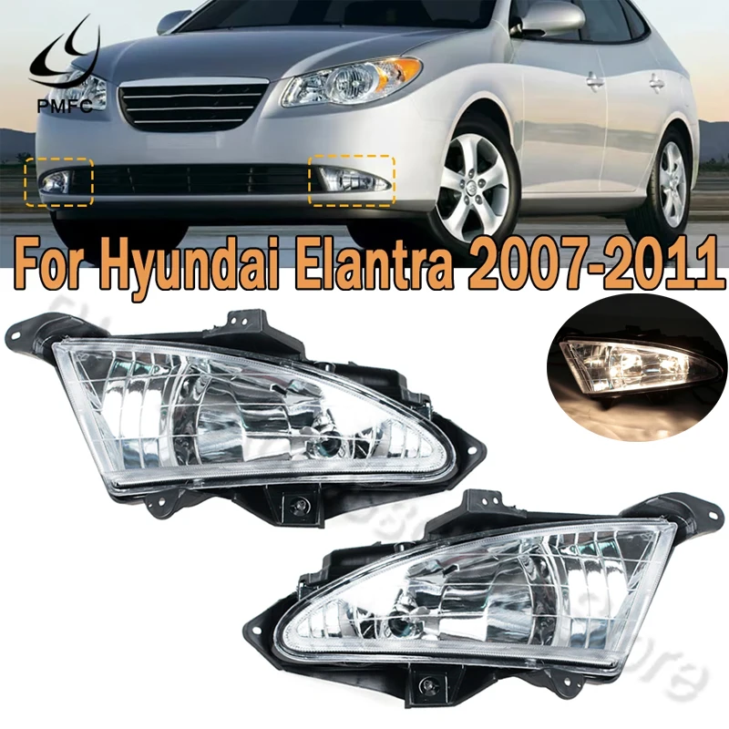 

Car Foglamp Front Bumper Fog Light Assembly Fog Lamp Foglight For Hyundai Elantra 2007 2008 2009 2010 2011 HY2593127 922022H000