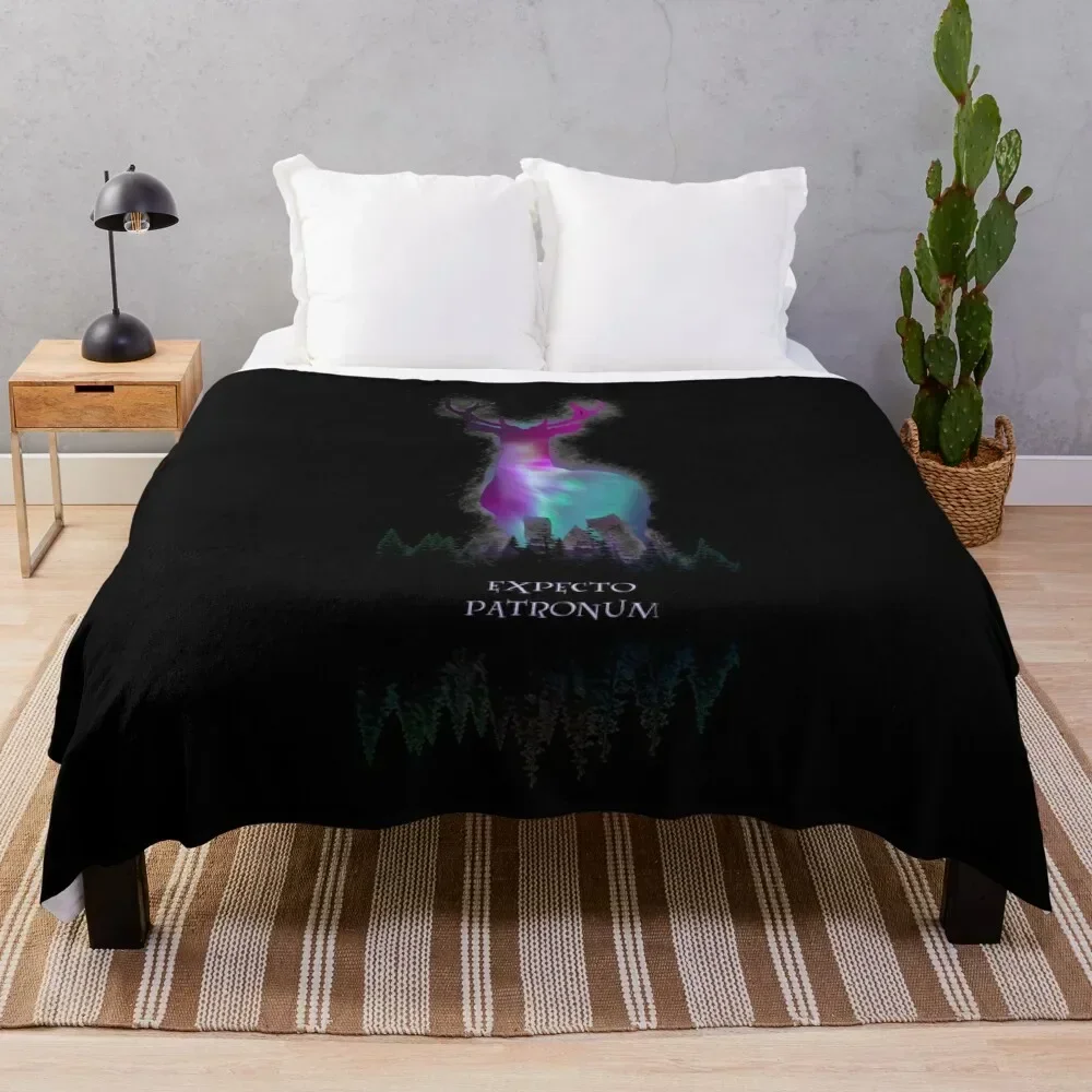 

EXPECTO PATRONUM Throw Blanket