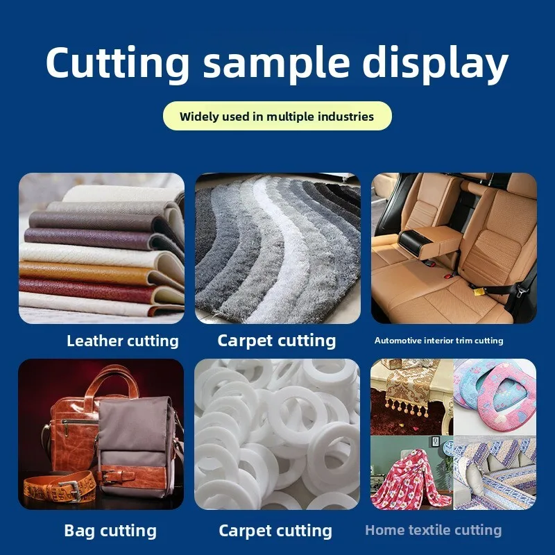 Leather Foam Sponge Edge Trimming Carton Vibrating Knife Cutting Machine Laser Cutting Machine For Stainless Steel,