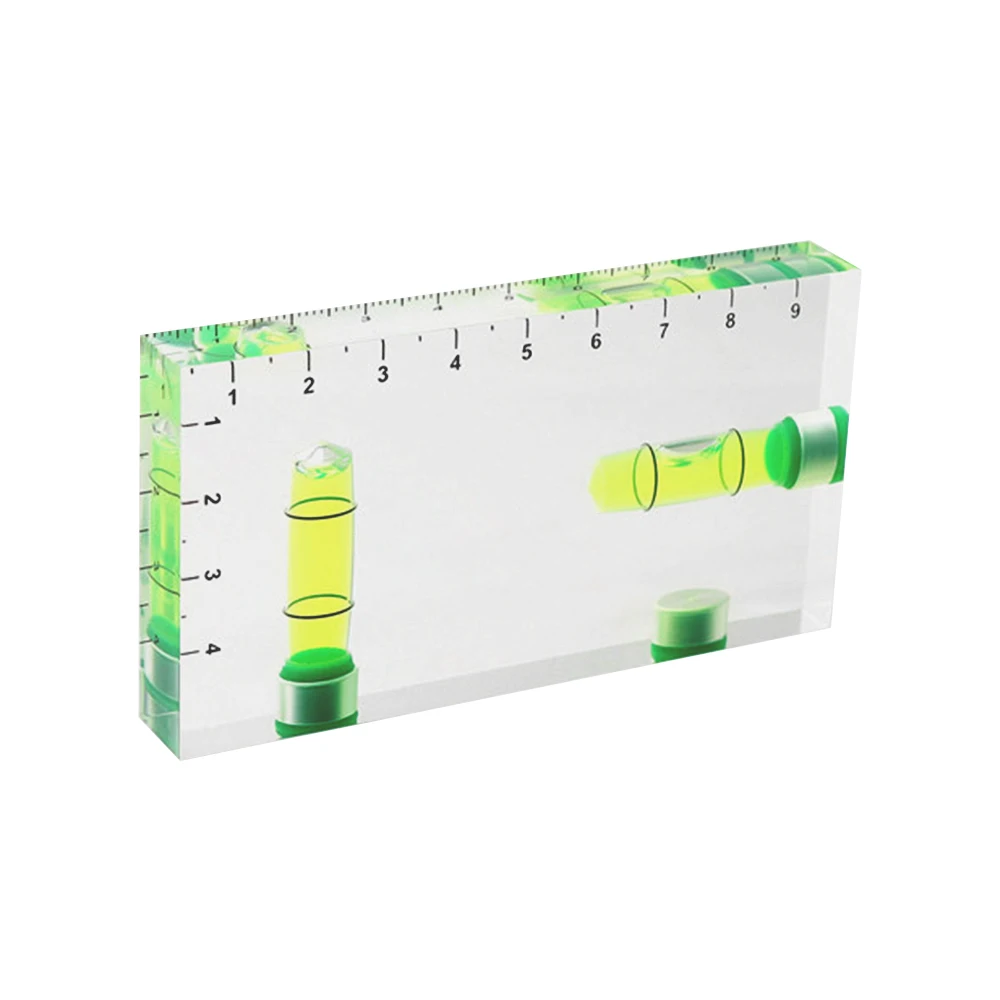 Bubble Level Transparent Scale High Precision Horizontal Vertical Bi-Directional Level Magnet Adhesion Level Measuring Instrumen