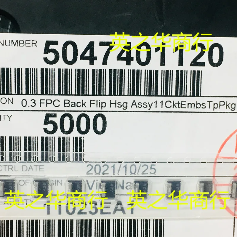

10 шт. оригинальный новый 5047401120 504740-1120 11-контактный разъем FPC с шагом 0,3 мм 05047401120