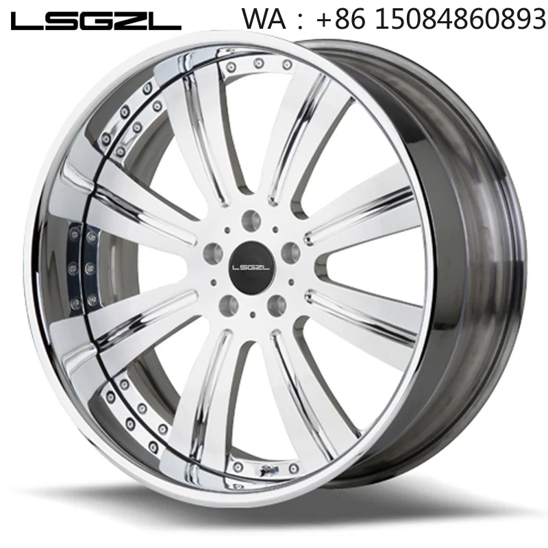 Lightweight 2 Piece Forged Wheel Custom Modified Racing Sport Car High Toughness Universal Auto Hub Replacement Modification Acc
