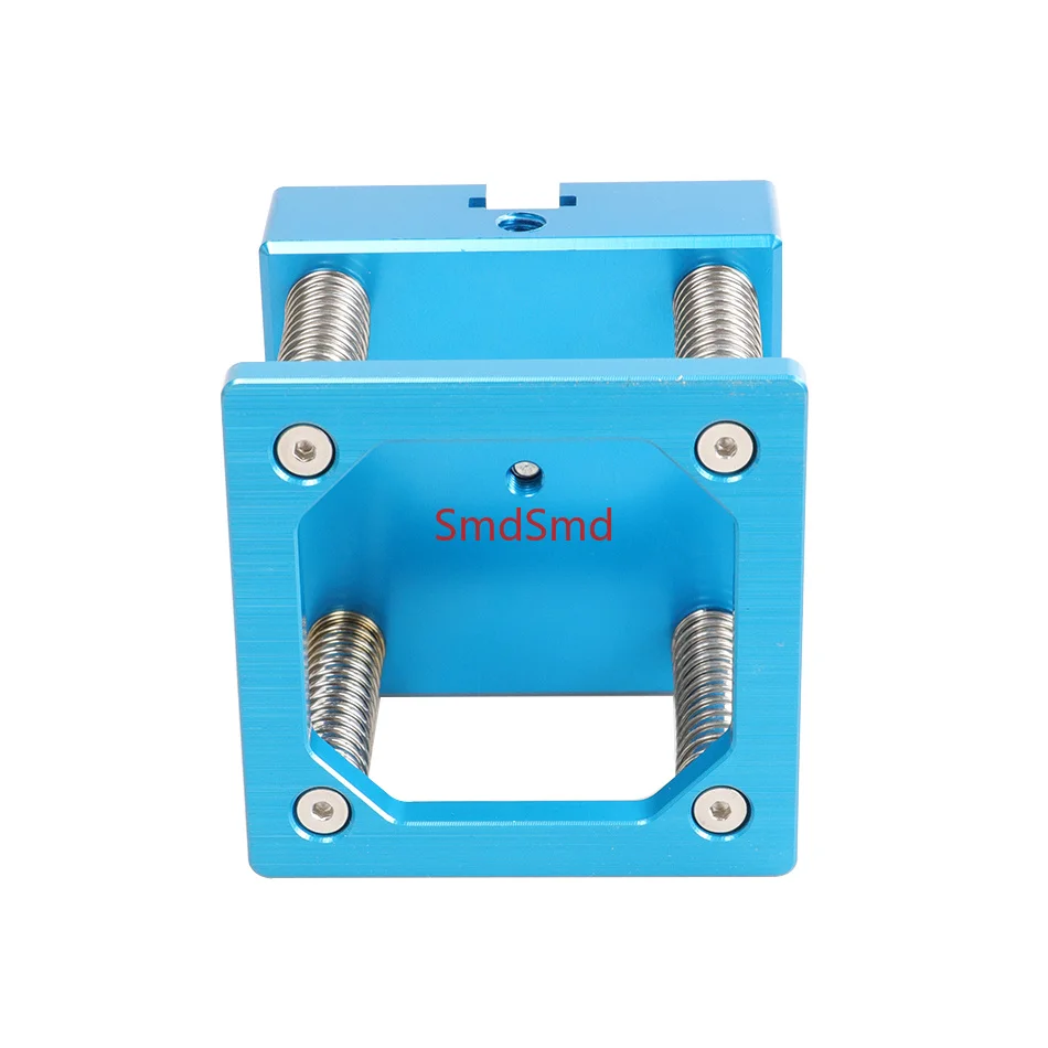 BGA Blue Ball Planting Table Aluminum 90*90mm with Handle Ball Planting Jig Universal Net Tool Kit