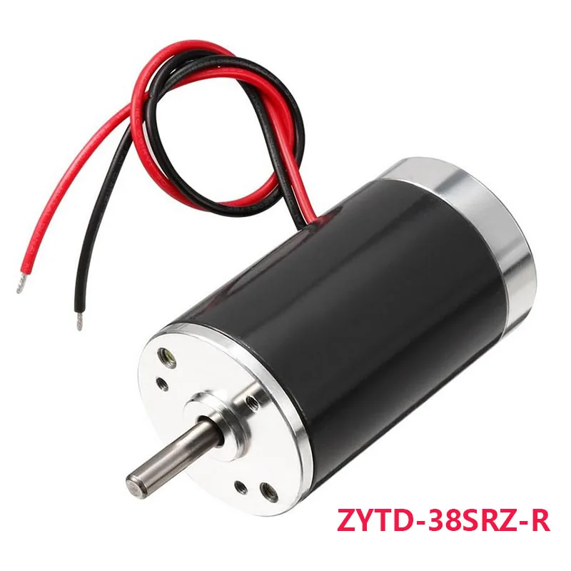 ZYTD-38SRZ-R High Torque Brushed Permanent Magnet Micro DC Motor 2000 to 6000RPM 12V 24V for Automatic Peeling Machine