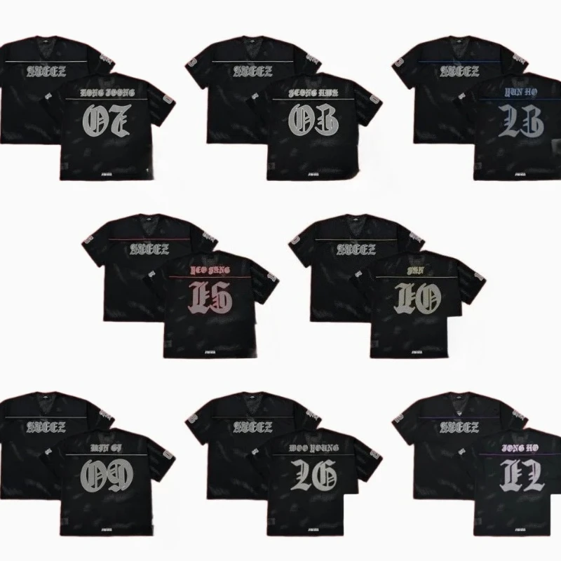 ATEEZ 2025 World Tour in Your Fantasy T-Shirt Sports Jersey Hongjoong Seonghwa Yunho Yeosang Mingi Wooyoung Jongho Graphic Tees