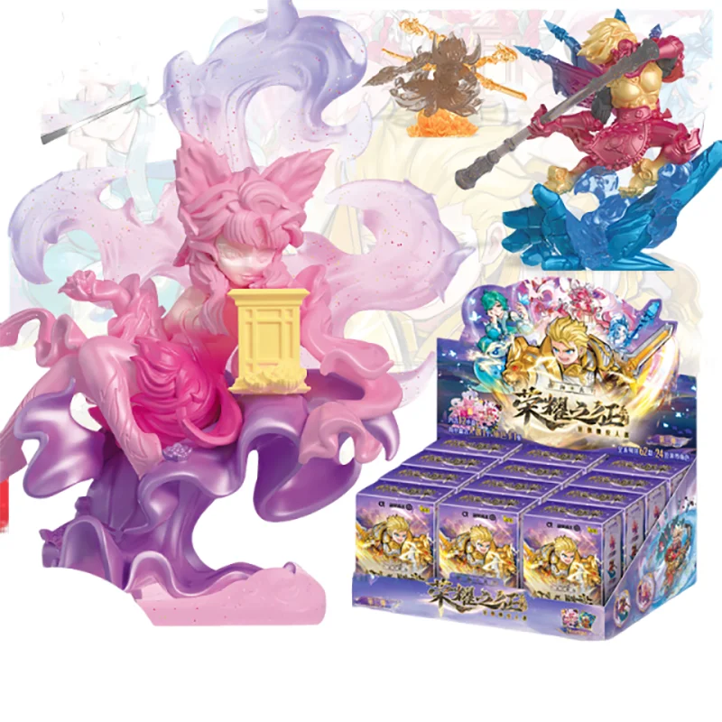 

KAYOU Official Genuine Honor of Kings: Mini Rubber Figures - Honor Campaign Series 2 Anime Peripheral Toys Flash Card Gifts