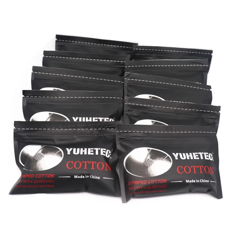 YUHETEC вата для RDA RBA RTA RDTA Machine 510 для самодельных готовых катушек аксессуары электронный продукт