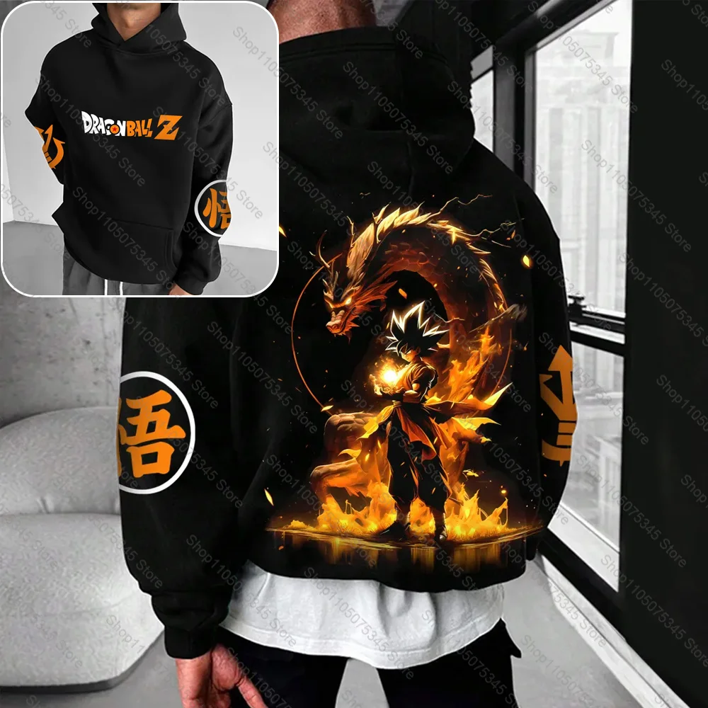 

Son Goku Trend Saiyan Dragon Ball Harajuku Fall Winter Men Hooded Sweatshirt Street Women Oversized Hoodie Long-Sleeve Unisex