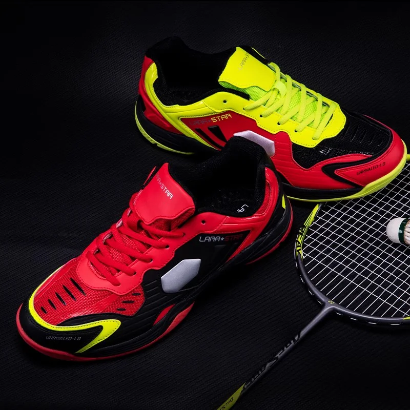 Mens Badminton Shoes Anti-slip Sports Shoes Outdoor Couple Wearable Volleyball Shoes High Quality Training Table Tennis Shoes