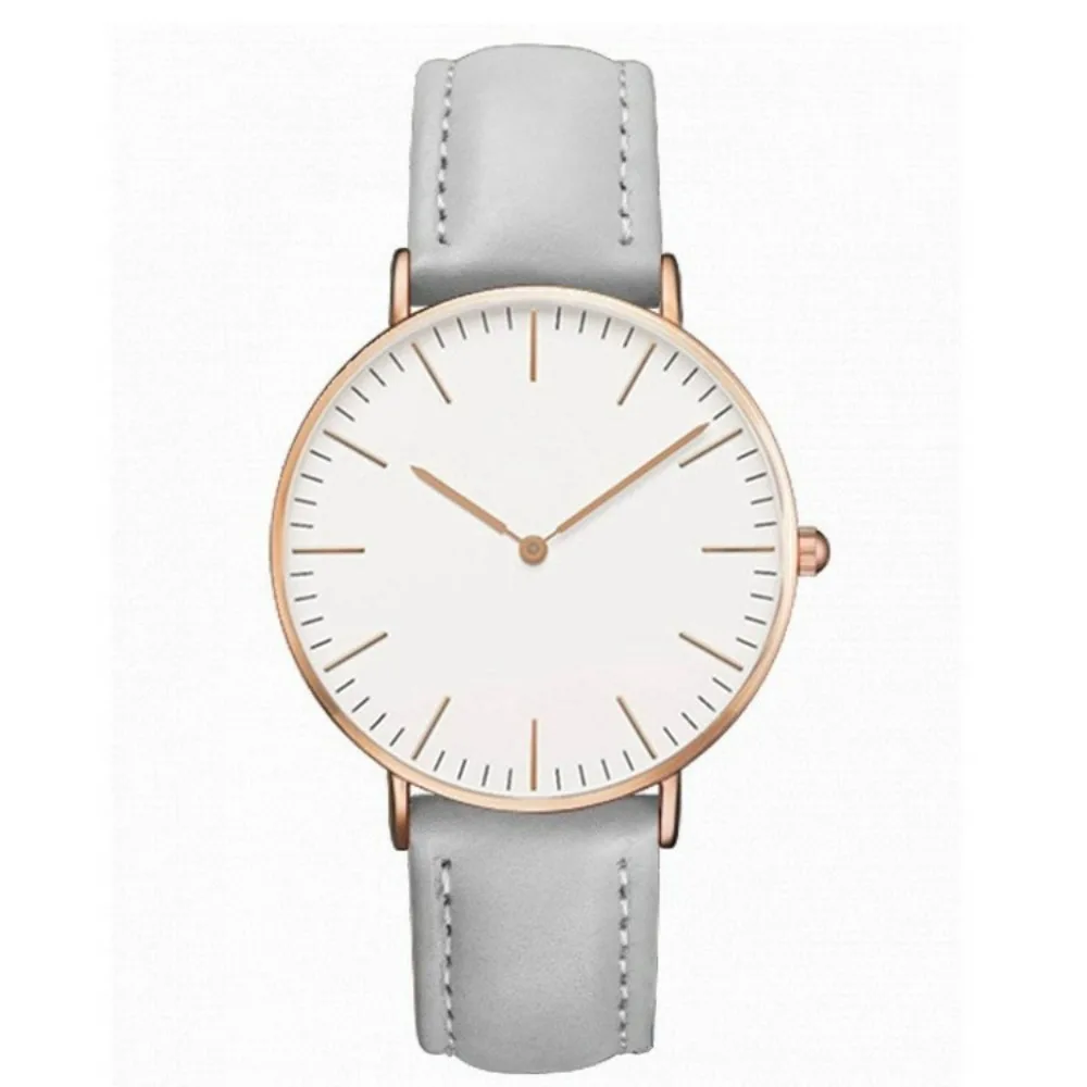 Simple Style White Leather Watches Women Watch Minimalist Ladies Casual Wrist Watch Female Quartz Clock Часы Женские Наручные 시계