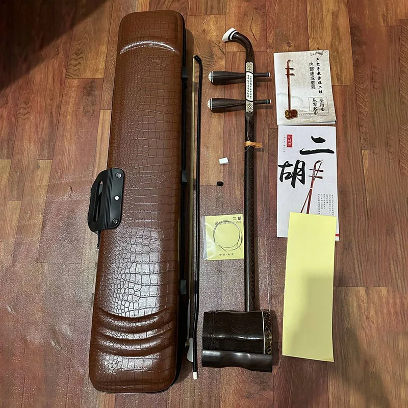 Portable débutant Erhu Folk Tradition professionnelle Urheen adulte musique Performance Erhu classiques chinois Instruments à cordes