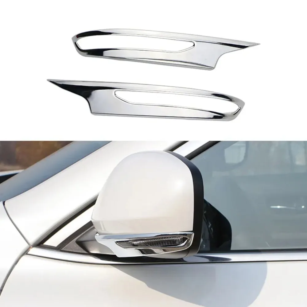 

2Pcs ABS Chrome Car Rearview Mirror Trim Side Mirror Cover Sticker for Renault Koleos Samsung QM6 2016 - 2023 Accessories
