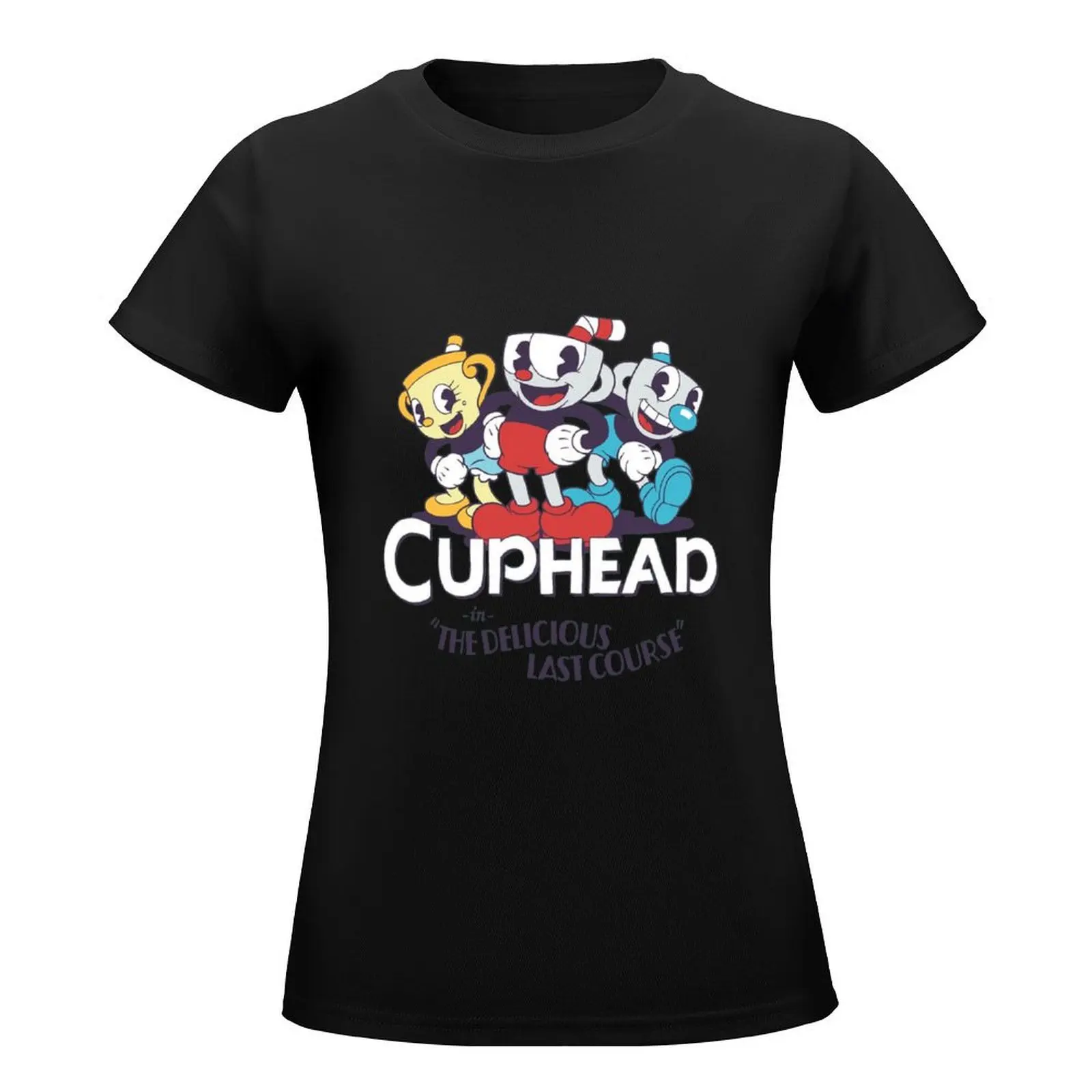 THE CUPHEAD DLC SQUAD T-Shirt Blouse summer clothes Aesthetic clothing funny Woman T-shirts