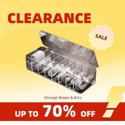 Clearance_Dust proof storage cable box, hub organizer box, desktop data cable storage box, mobile phone charging cable, power co