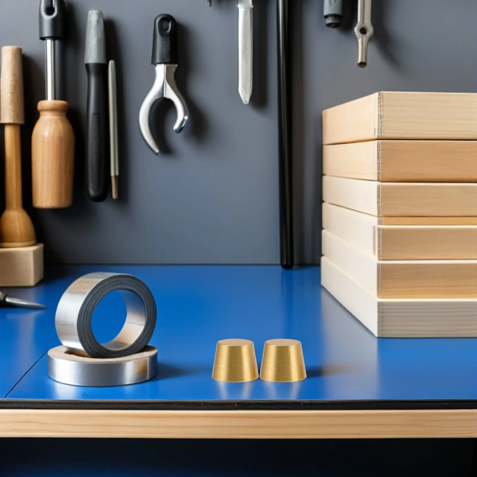 

6 шт. латунных ножек-подставок для разделочных досок, противоскользящие защитные опоры для кухонной мебели и поделок