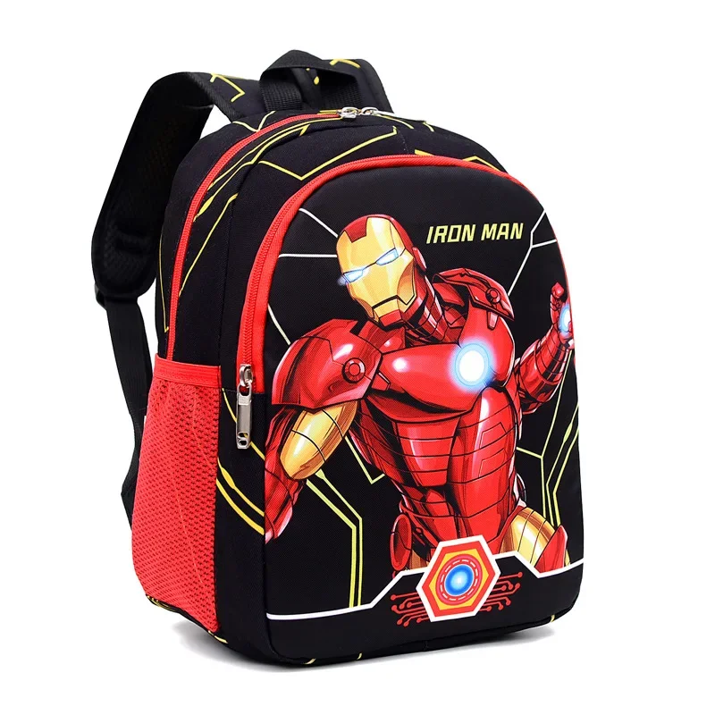 Children schoolbag spider backpack weight-reducing kindergarten Iron Man backpack cartoon large capacity boys and girls backpack