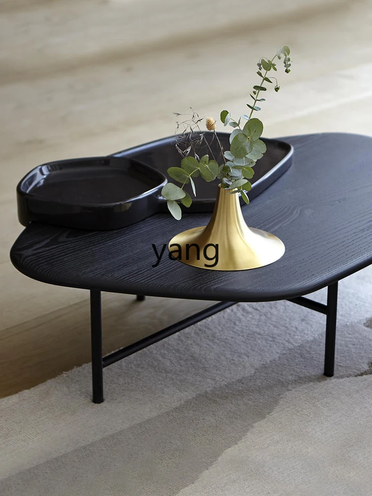 ltt Freehand Space Minimalist Solid Wood Side Table Household Small Apartment Sofa and Tea Table