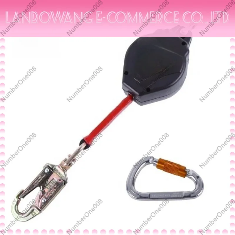 Suitable for Personal Fall Braking and Rescue Systems. Self Retracting Device with 5-meter-high Safety Fall Braking Rope