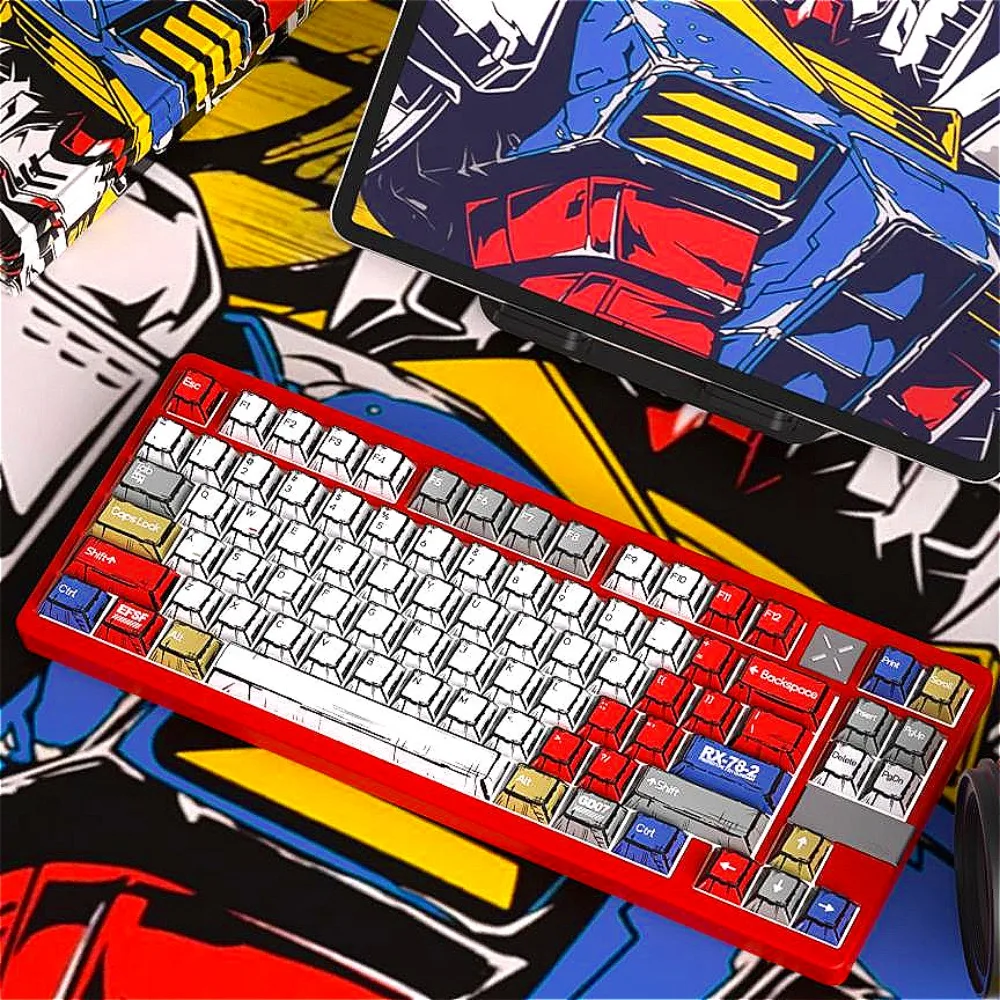 Spy Gundam Comic Keycaps Original Factory High Heat Sublimation Set Compatible with HI75 hi8 68 84 87 96 104