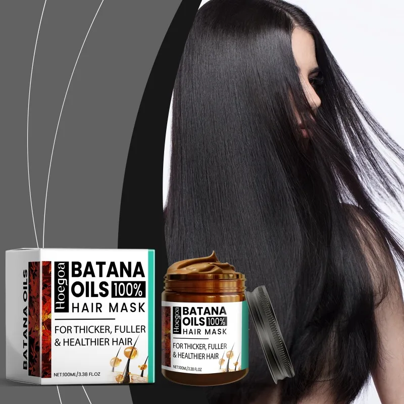 

Batana Oil Hair Mask For Hair Care Improves Hair Texture Nourishes Scalp Moisturizes Smooth Hair