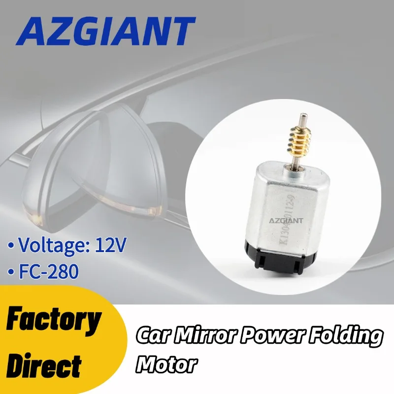 AZGIANT Car Power Folding Side View Mirror Motor FC-280 12V for Peugeot Partner MK3 3008 P84 MK2 Repair Part