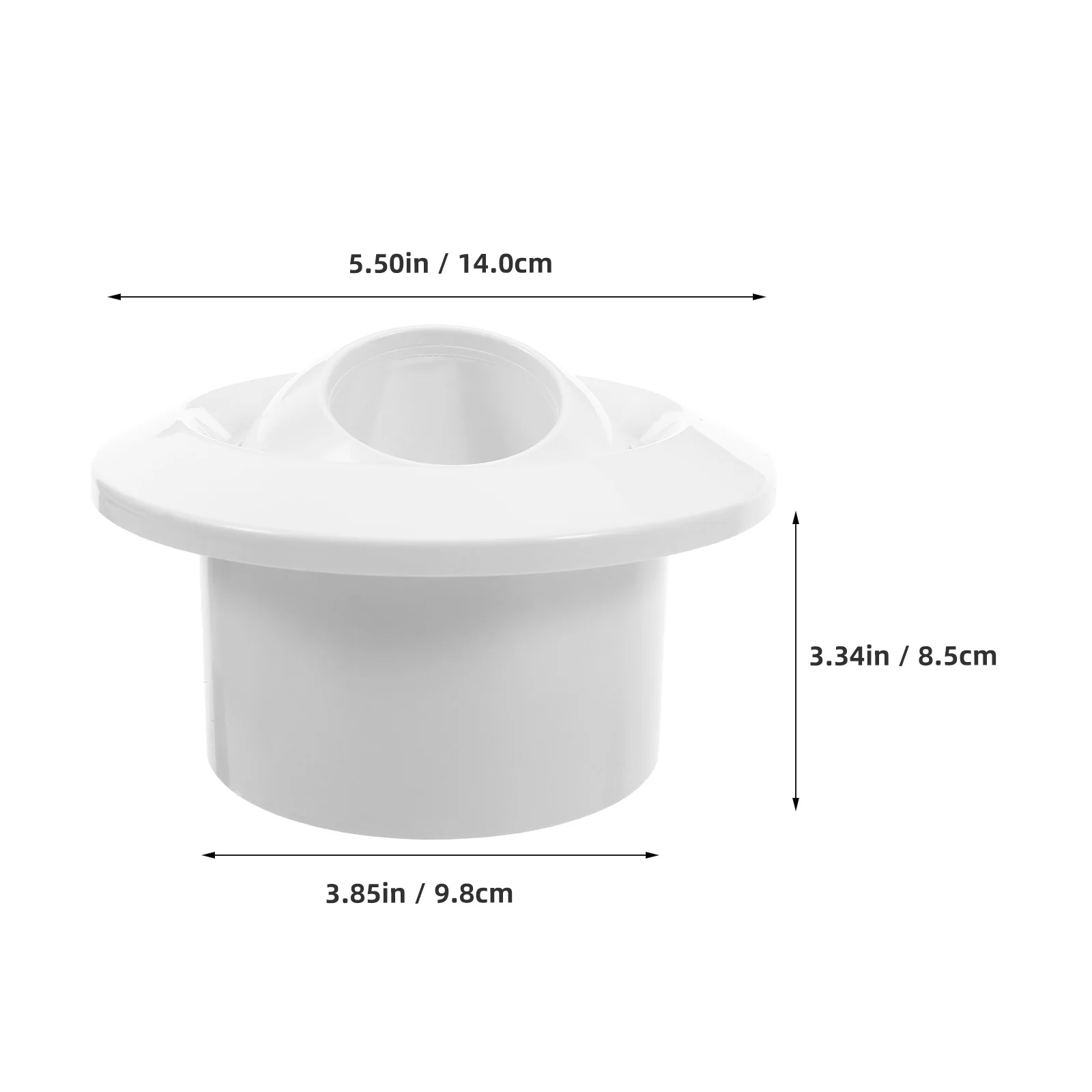 4" Adjustable Spherical Jet Nozzle Abs Round Air Diffuser For Ceiling Ventilation Rotating Hvac Exhaust Cover Factory Office