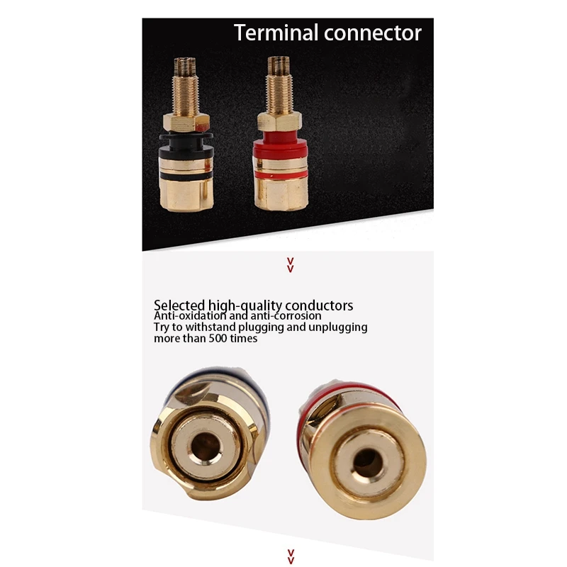 Соединительный клеммный разъем для динамика, для клеммы шасси усилителя мощности и клеммы динамика