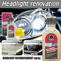 Car Headlight Repair Fluid, Car Headlight Oxidation, Yellowing, Scratch Blur, Enhanced Crystal Coating and Renovation Agent