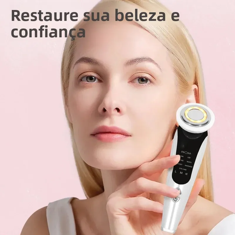 7-色フェイスリフト装置マイクロカレント肌の若返り-led-美顔器光療法アンチエイジングしわ美容装置