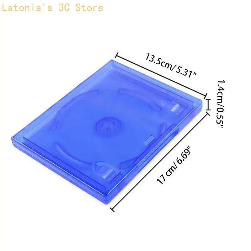 Blau CD-Discs Lagerung Halterung Halter für Spiel Zubehör für Spiele Disk Abdeckung für Fall Ersetzen X3UB – Detail 6