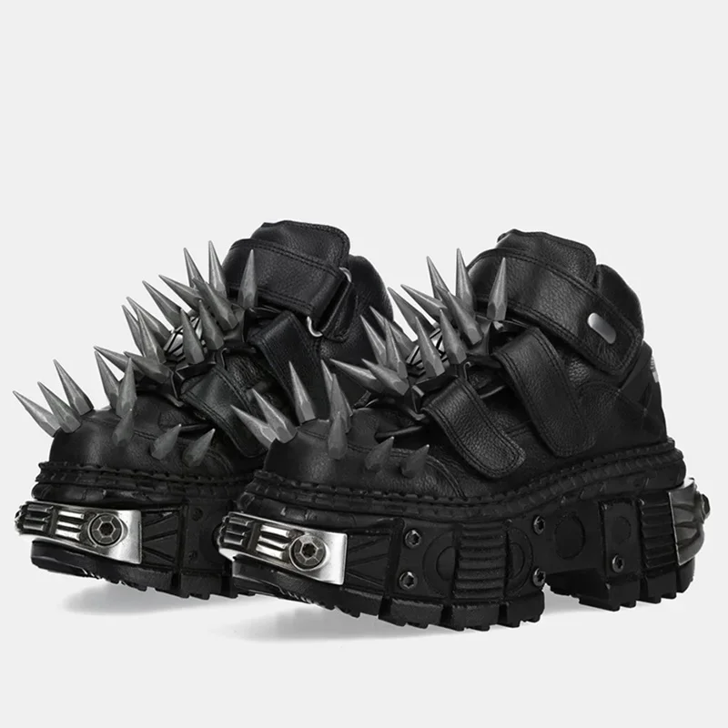 

Ботильоны на платформе с металлическими заклепками и украшением из матовой кожи, сексуальные новые поступления с квадратным носком, модные женские современные ботинки