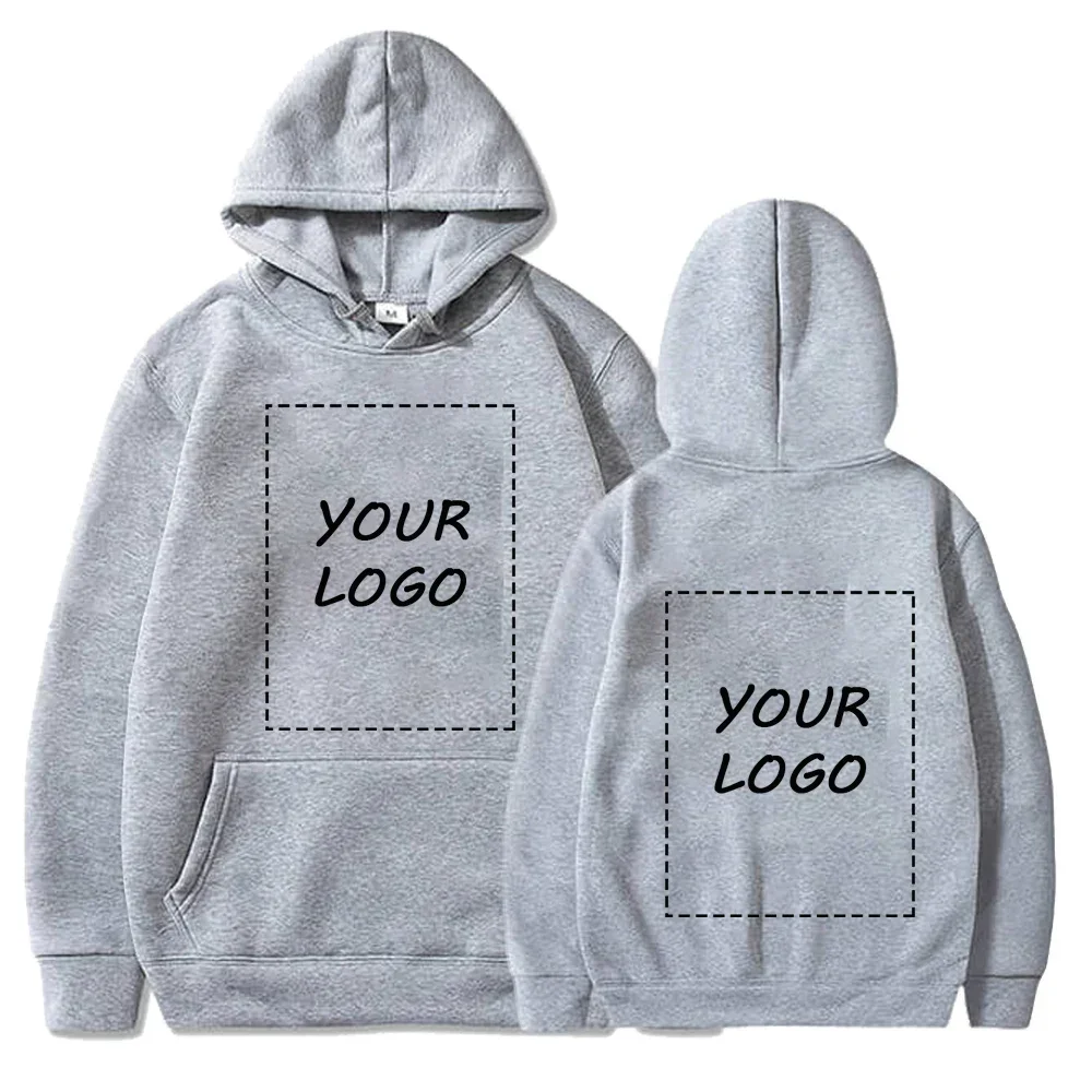 Hot Sale Custom Hoodie Sweatshirts Men Design Your Logo Fleece Hooded Clothes Women Harajuku Outerwear Y2k Size Hoody XS-3XL