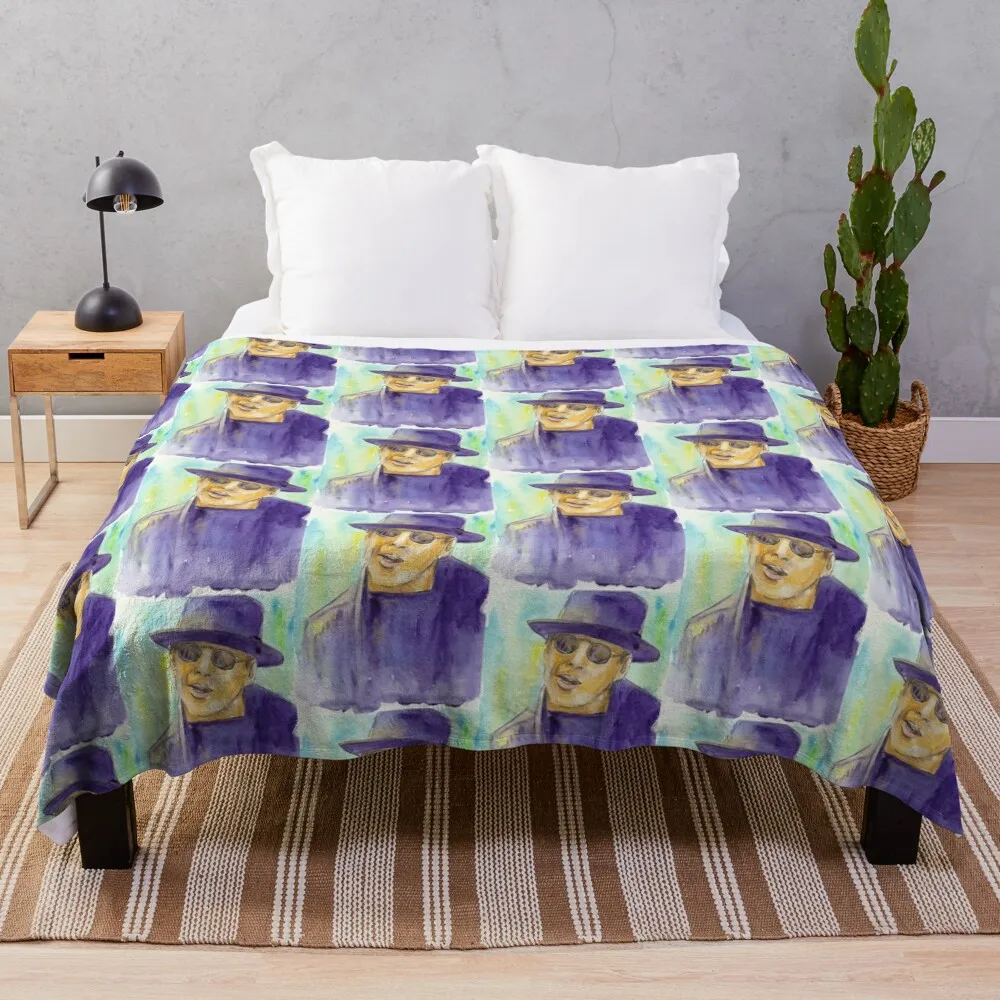 Bruce Willis Throw Blanket Vintage Sofas Sleeping Bag Blankets