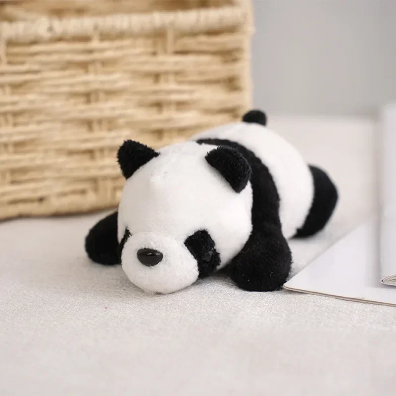 Cute 10cm Plush Panda Toys Lovely Pillow Panda Kawaii Stuffed Soft Toy for Kids Girls Boys Birthday Christmas Gift