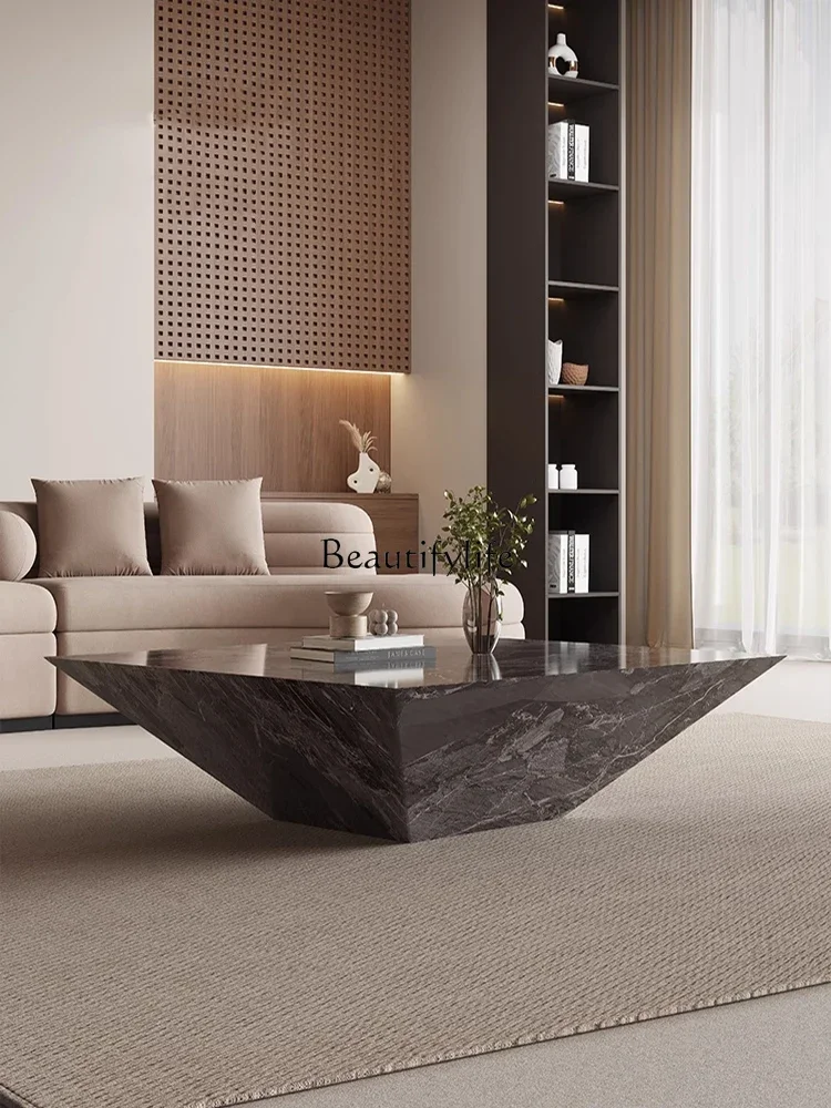 

yj5 Italian light luxury minimalist coffee table square simplicity large, medium and small apartment coffee table household