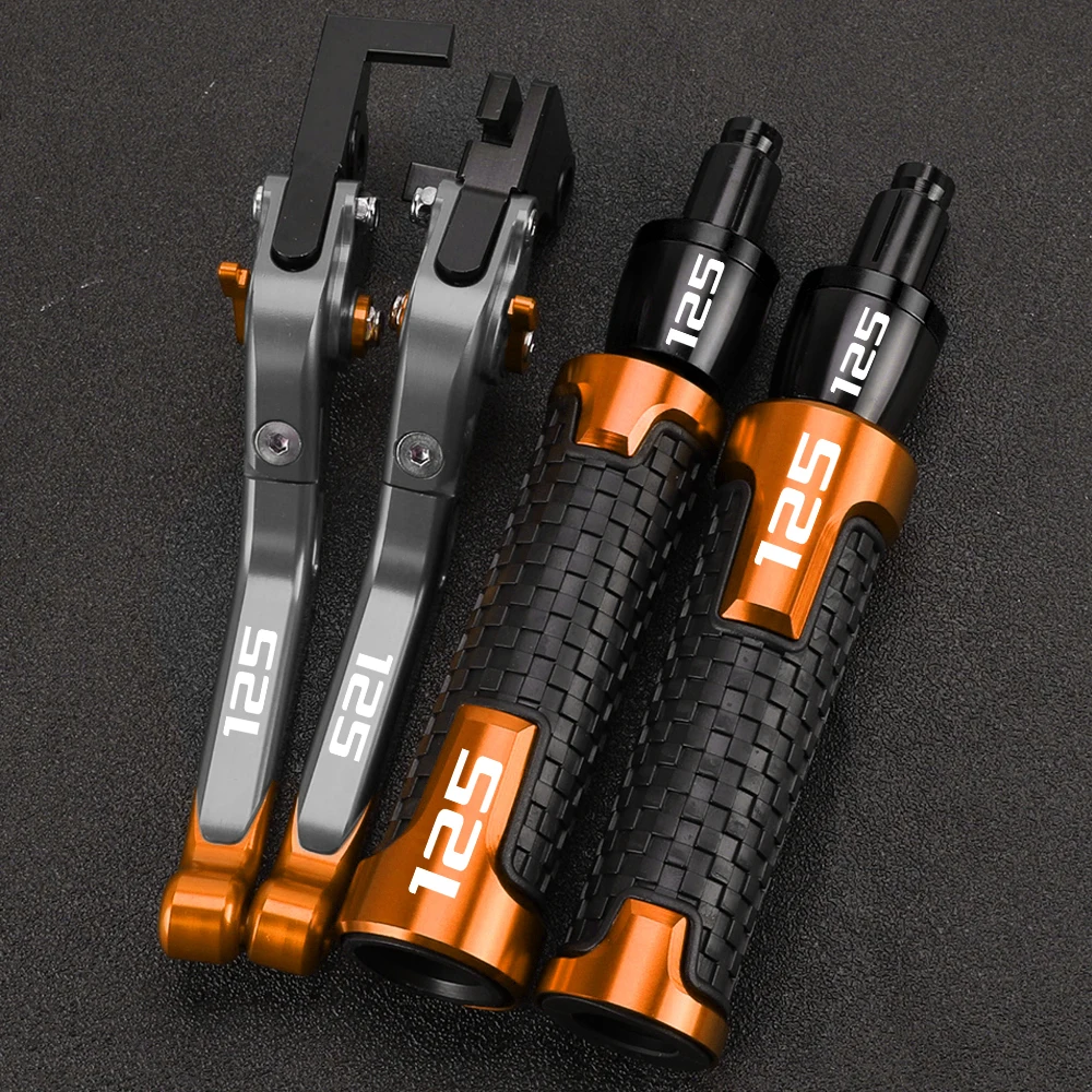 R QIANKONG Für DUKE 125 DUKE 125 2011-2024 2023 2022 2021 2020 2019 2018 2017 Motorrad Bremse Kupplung Hebel Lenker griff Griffe Enden 9