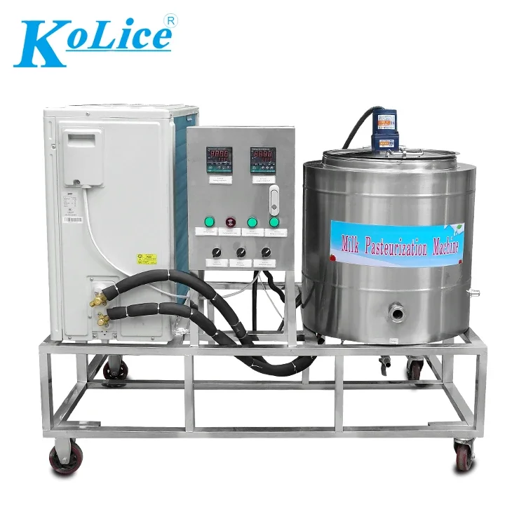 100L milk pasteurization machine/small milk sterilization machine/pasteurization and homogenization machine with precooling