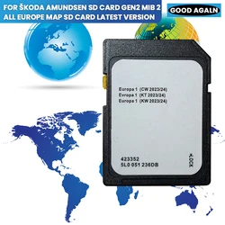 2024 Skoda Amundsen Navigation SD Card GEN2 MIB 2 All Europe GPS SD Card 32GB Satellites' latest version