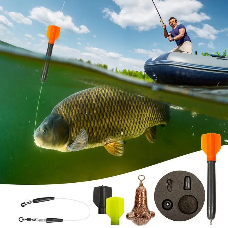 10pcs Fishing Floats Bobbers Colored Marker Float Carp Fishing Kit Fishing Floats Fishing Accessories Weighted Tackle Kit 2oz