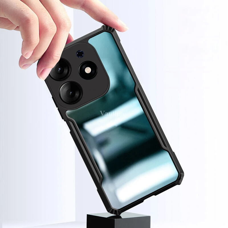 Etui Tecno Spark 10 Pro Wzmocniona krawędź Wstrząsoodporna poduszka Pokrowiec Spark 10C Camon 20 Pro 4G 5G Pova 5 Neo 3