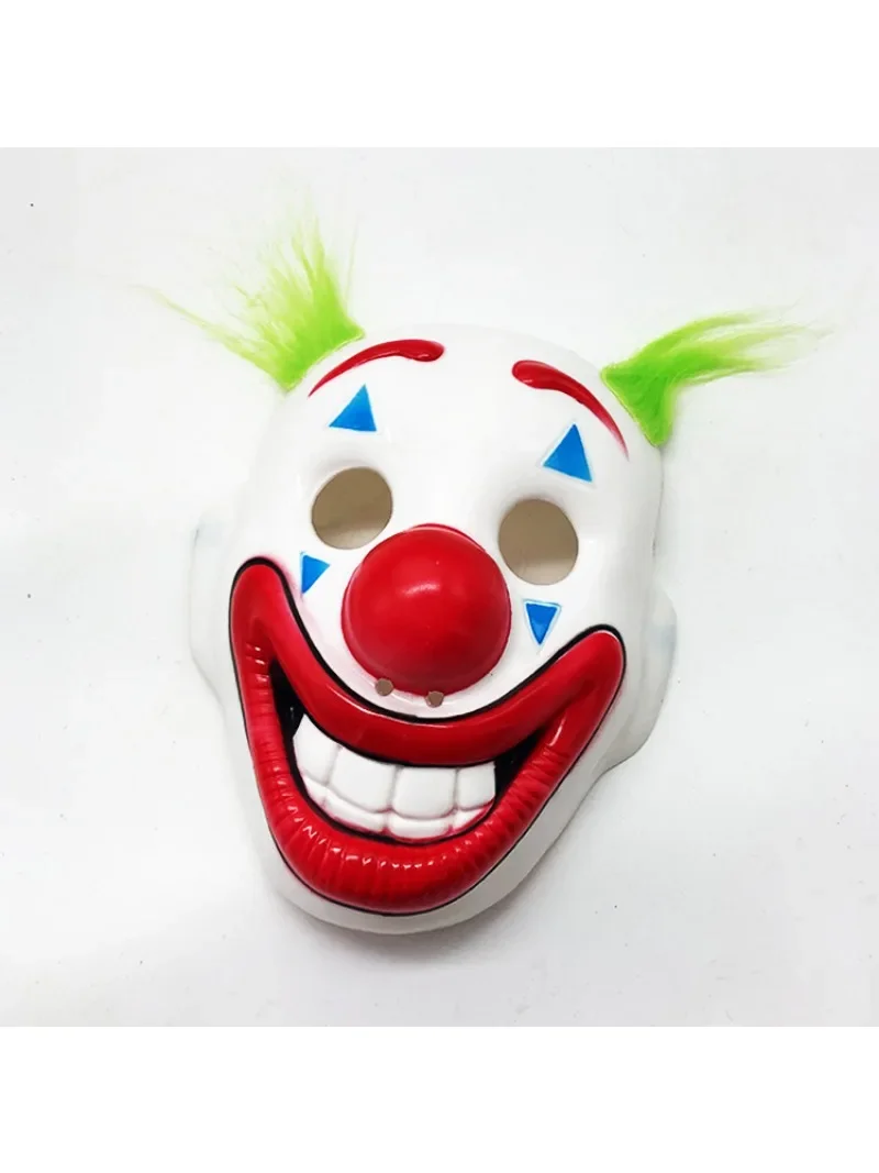 

Wig Joker Mask Cosplay Party Supplies Wig Joker Horror Mask Cosplay Anime Clown Masque Smiling Face Halloween Masque Clown