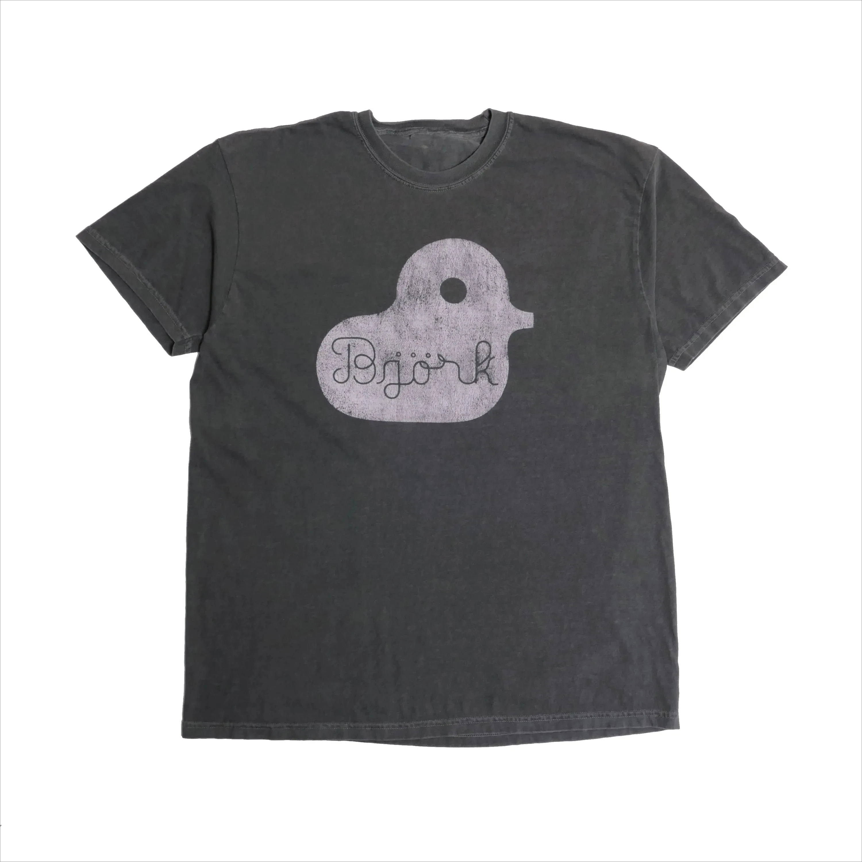 2026 Summer Women's Vintage Bjork Vespertine Duck T-Shirt Unisex Cotton and Breathable Short Sleeve Oversized Loose Casual