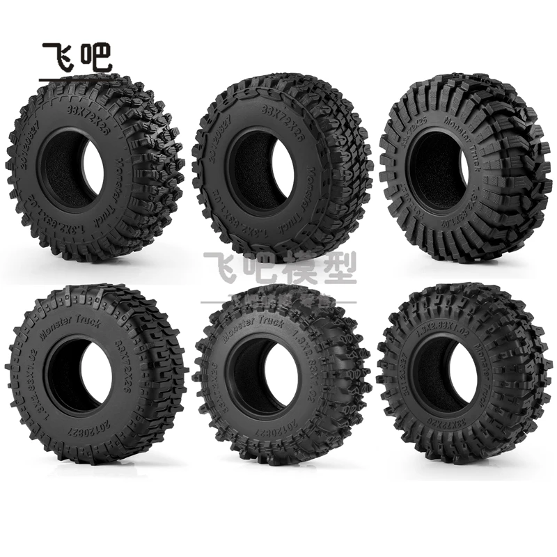 

1.3-inch Metal Wheel Hub Tire Skin 72mm for 1/24 1/18 Model Remote Control Car TRX4M FMS Upgrade and Modify DIY Accessories