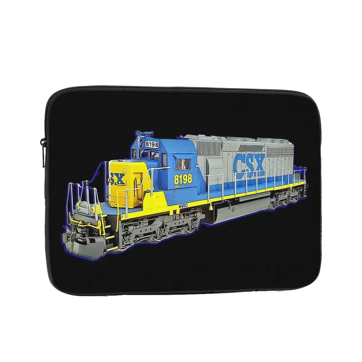 Freight Train Csx Engine Notebook Laptop Bag Case Pouch 10 12 13 15 17 Inch For Macbook Air Pro Tablet Shockproof Case Bag