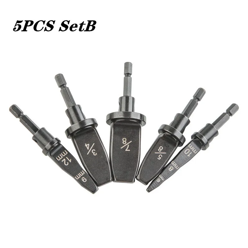 Flaring Tool Bit Set Tube Expander Air Conditioner Refrigerator Copper Pipe Swaging Tool Tube Expanders Takeover Tools Set