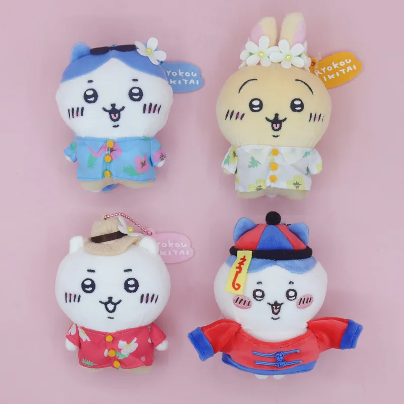 

Самоблокирующийся медведь Zombie Kohachi Hachiware, серия для осмотра и путешествий, Kawaii, детский подарок, плюшевая игрушка, подвеска на ключ для рюкзака