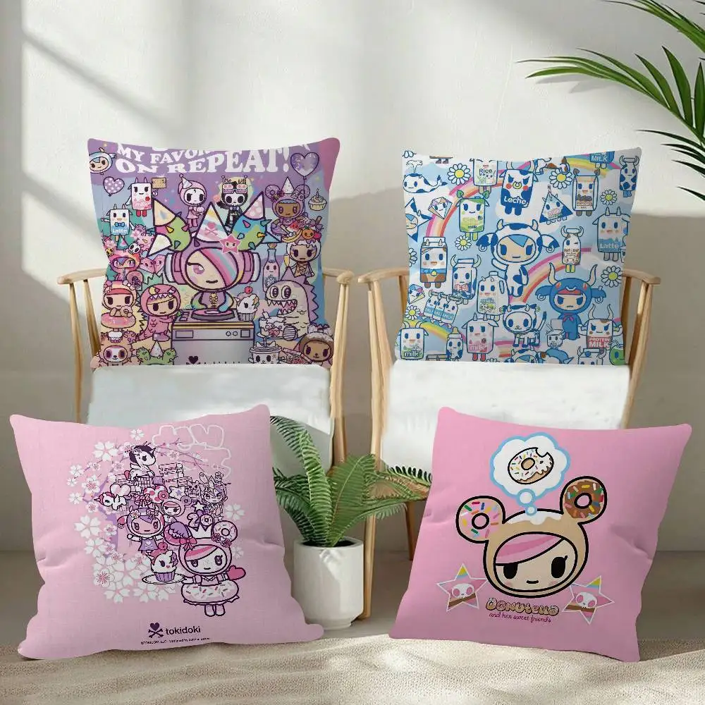 Japan Tokidoki cartoon  Cushion Cover 30x50 Polyester Sofa Cushions Decorative Throw Pillows Home Decoration Pillowcover