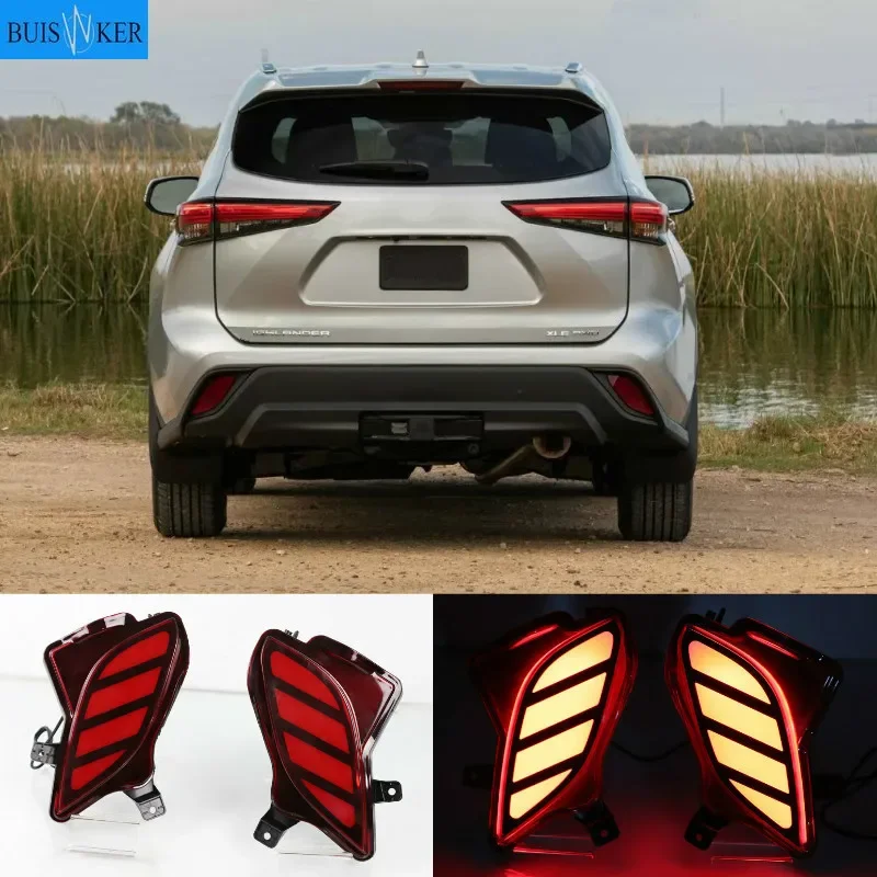 

Multi-functions LED Rear Bumper Light Fog Lamp Brake Light Turn Signal Light For Toyota Highlander 2020